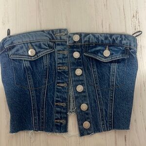 Zara jean button corset size XS